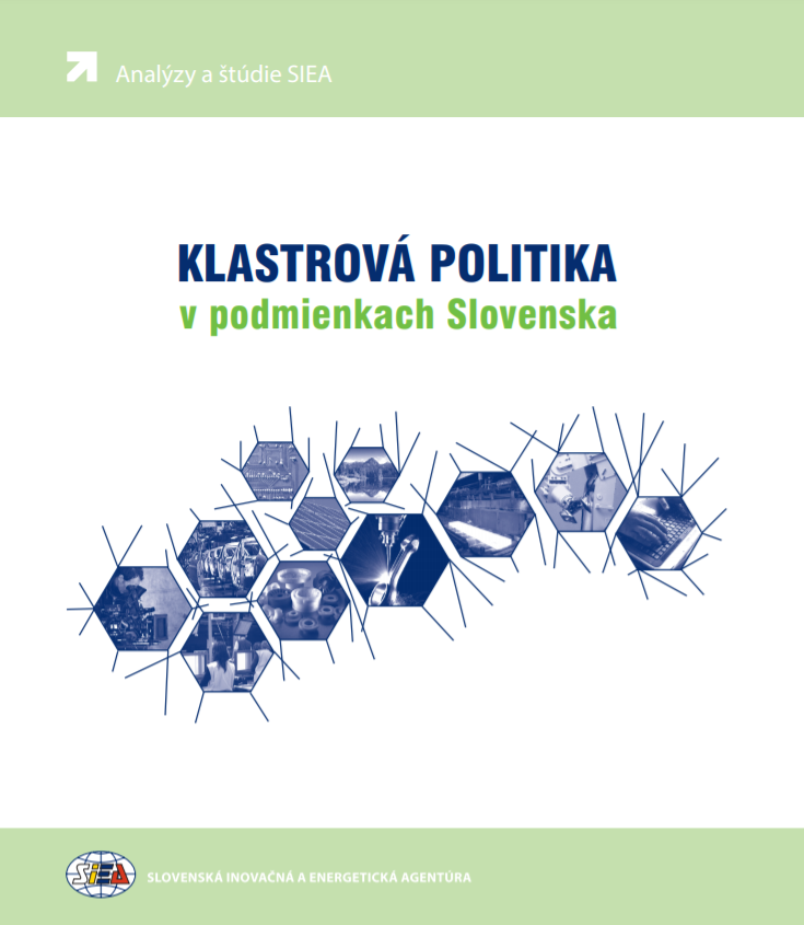 Titulná strana publikácie Klastrová politika v podmienkach Slovenska